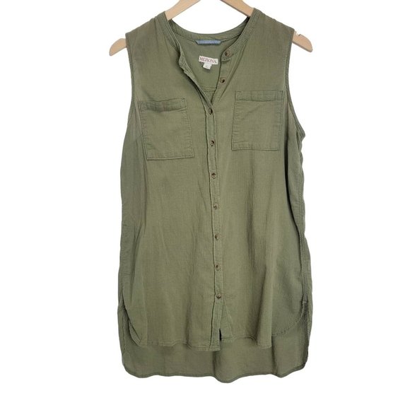Merona Tops - L Merona Sleeveless Olive Tunic